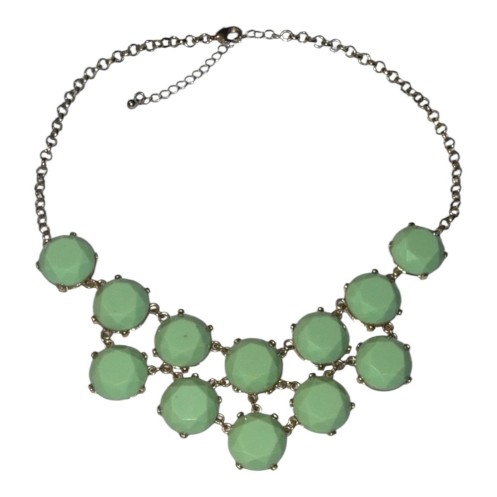 Green Statement Necklace